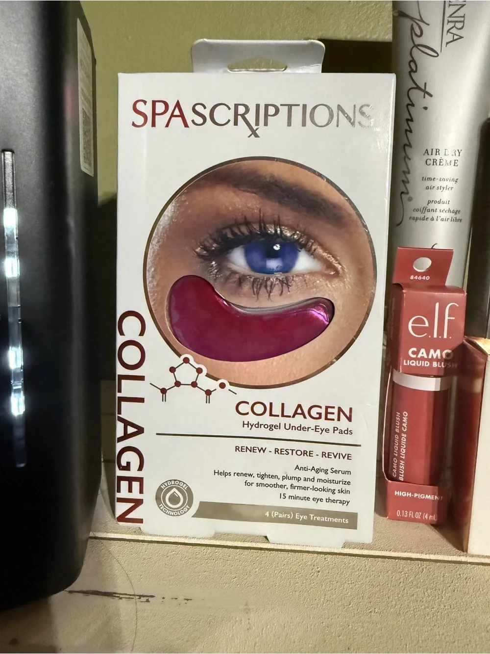 Kenra Platinum Air Dry Creme - Silver Tube elf, eye patch , Laura Geller,